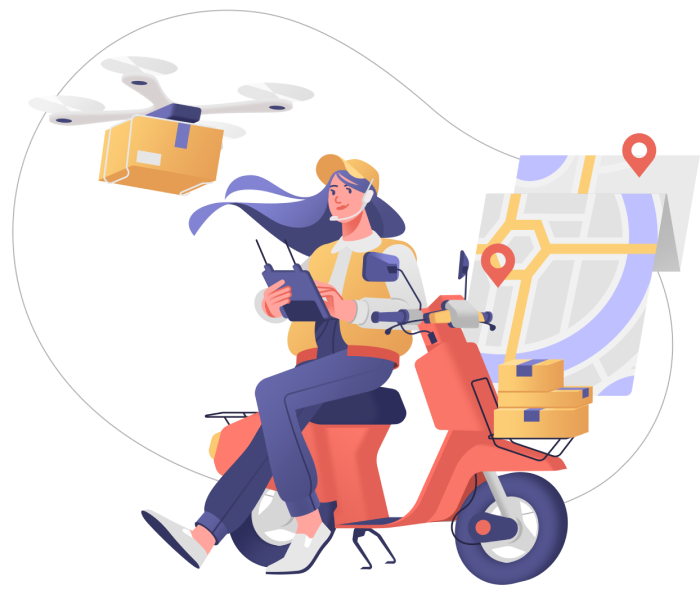 Delivery Illustration